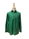 Men's Linen Shirt | Regular Collar | Green